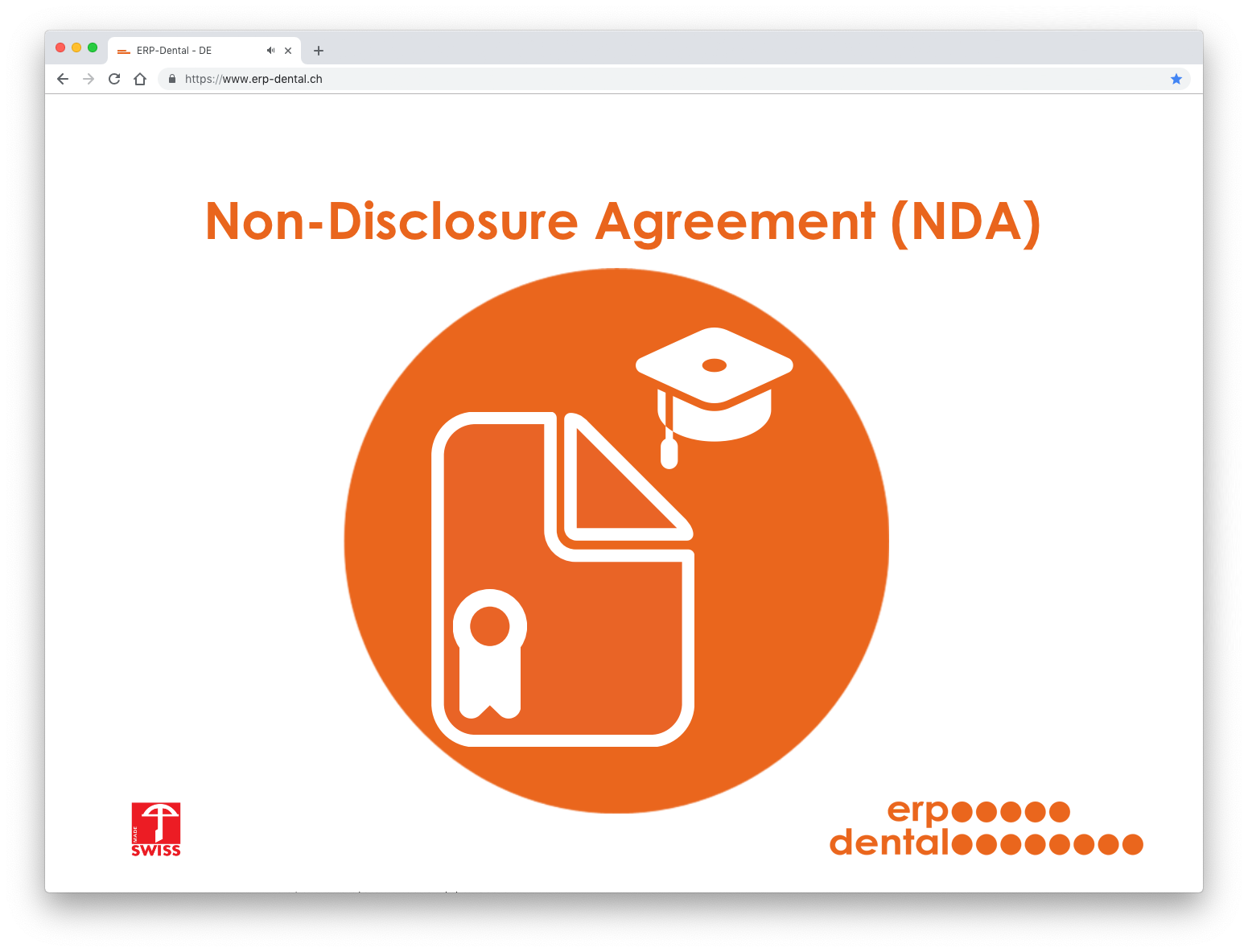 ERP-Dental GmbH – Non-Disclosure Agreement (NDA)