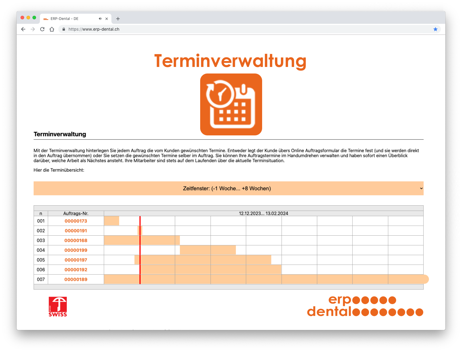 Terminübersicht