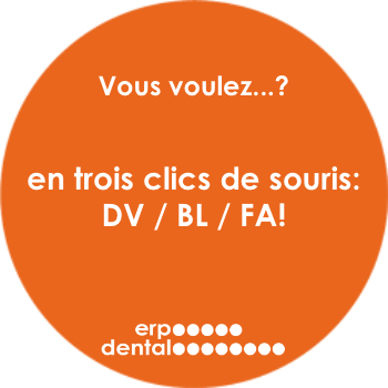 en trois clics de souris: DV / BL / FA!