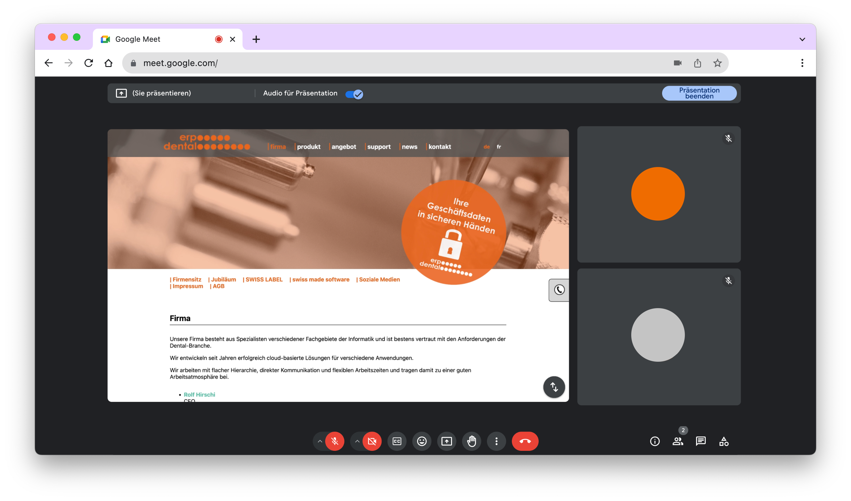 Google Meet Desktop